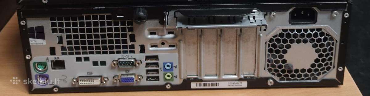 Hp Prodesk 400 G1 Sff Cpu I5-4570 RAM 6gb - nuotraukos Nr. 2