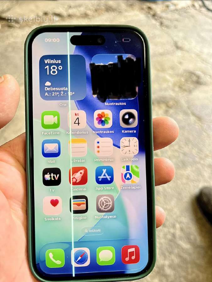 iPhone 15pro ekranas