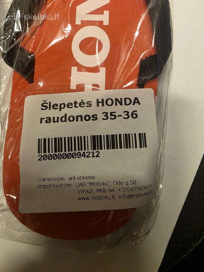 Honda šlepetės - nuotraukos Nr. 4