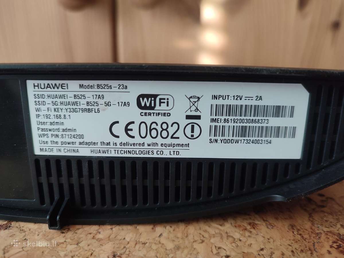 4G modemas Huawei B525 - nuotraukos Nr. 4