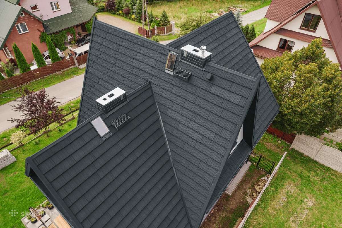 Plieninė stogo danga su akmens pabarstu Btr System - nuotraukos Nr. 12