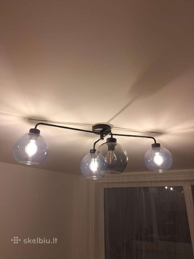Modernus naujas šviestuvas su LED lemputėmis