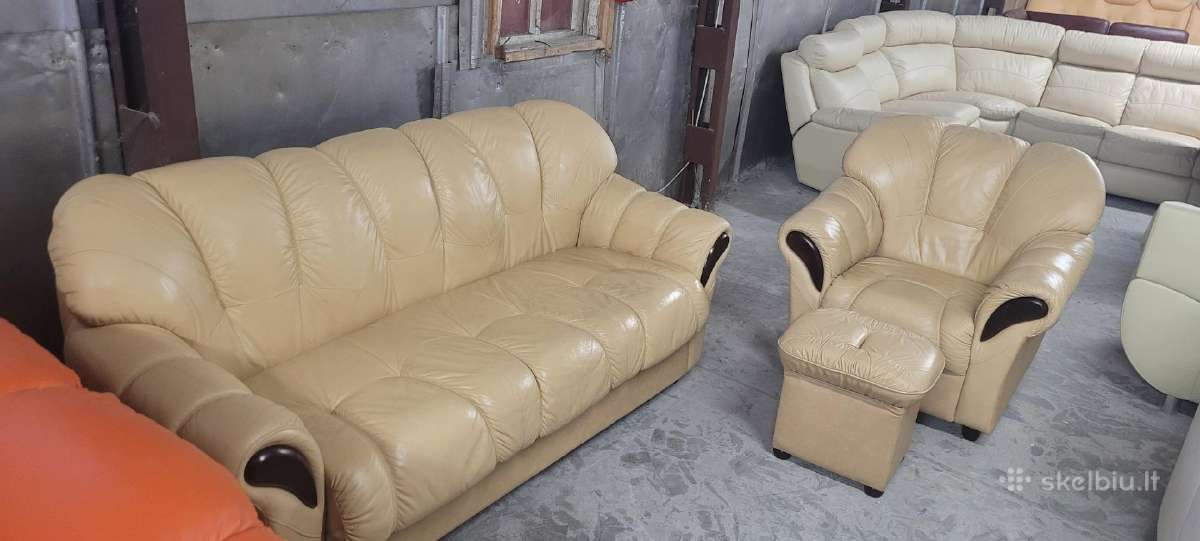 Odine Sofa Lova fotelis pufas Kampas