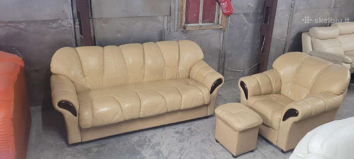 Odine Sofa Lova fotelis pufas Kampas - nuotraukos Nr. 2