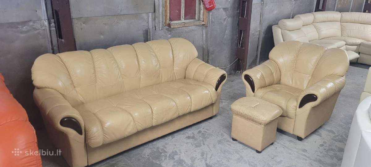 Odine Sofa Lova fotelis pufas Kampas - nuotraukos Nr. 3