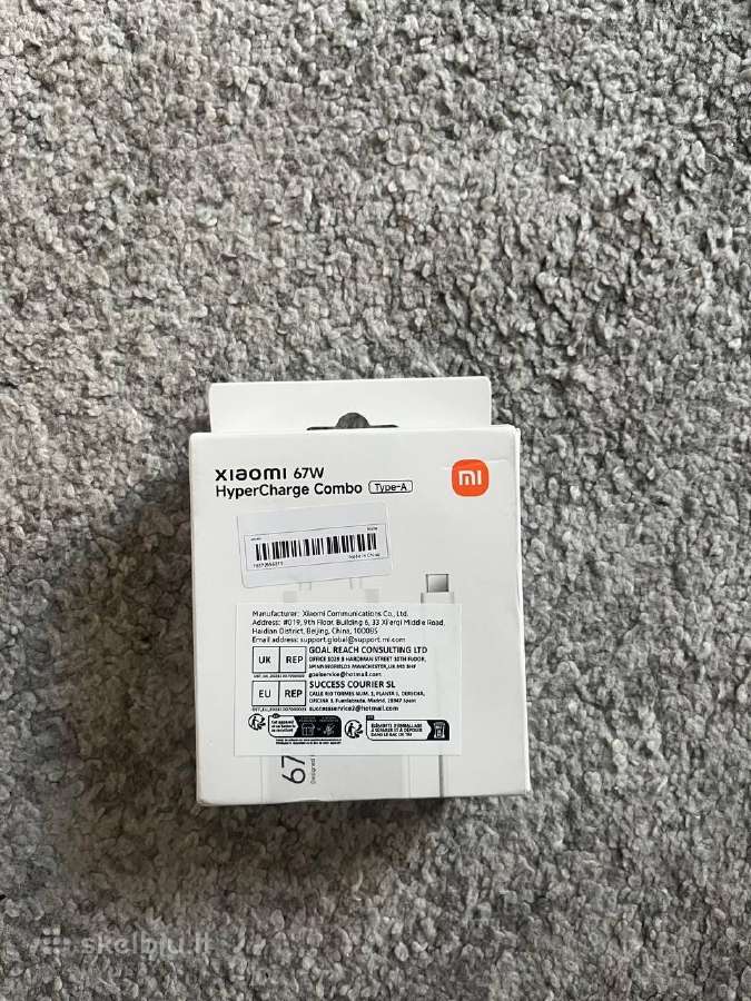 Xiaomi 67w adapter + cable type c