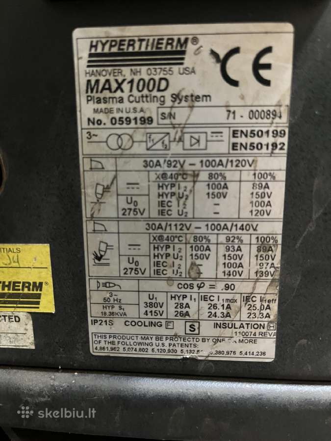 CNC hypertherm plazma - nuotraukos Nr. 3