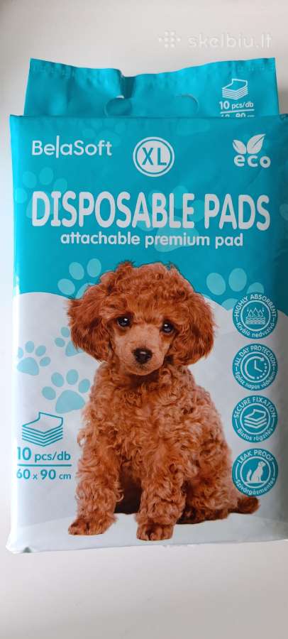Palutes šunims Eco 60x90 cm dideles 10vnt poke - nuotraukos Nr. 4