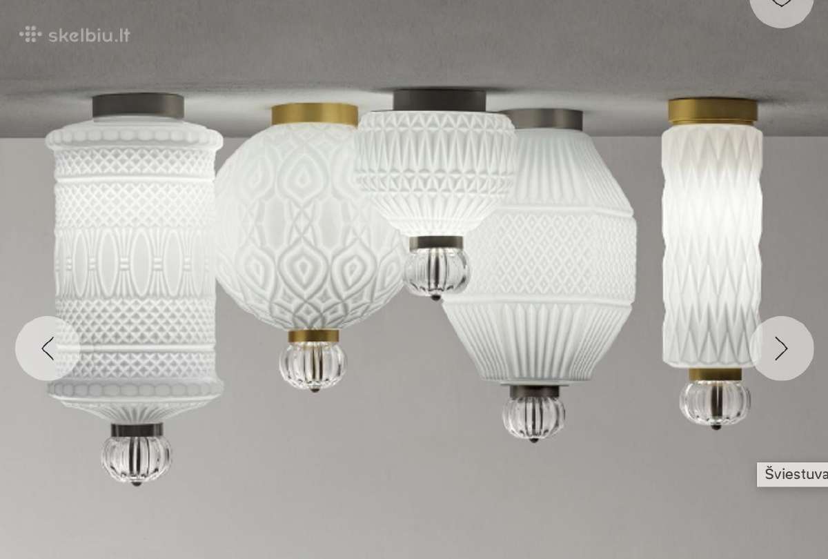 Šviestuvai Light4 – Omg (4 vnt). Nauji >600 Eur.