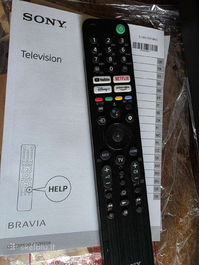 Sony Kd-32w800 televizorius - nuotraukos Nr. 3