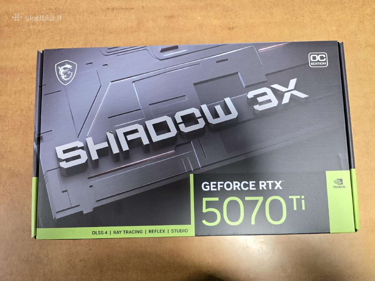 Msi Geforce Rtx 5070 Ti 16gb Shadow 3x Oc