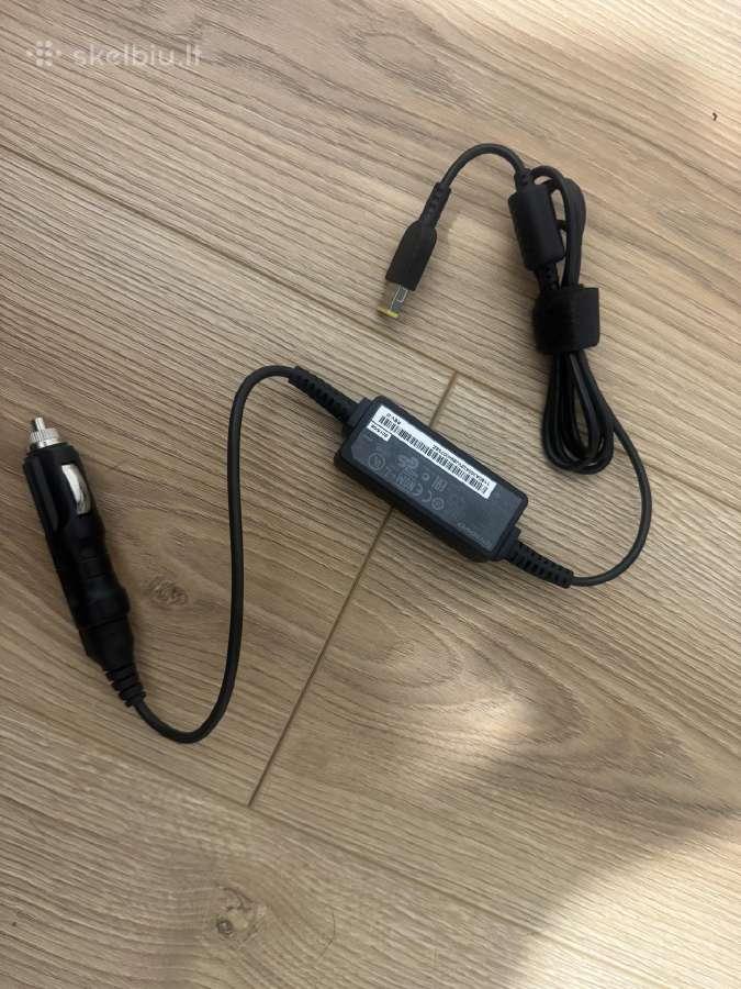 Lenovo notebook originalus auto pakrovejas, 65w - nuotraukos Nr. 3