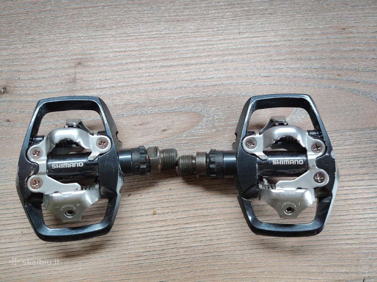 Dvipusiai kontaktiniai dviračio pedalai Shimano