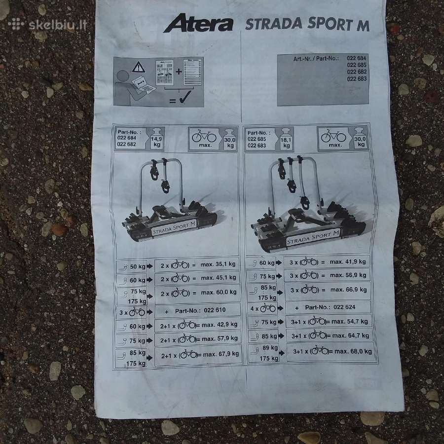 Dviračiu laikiklis Atera - nuotraukos Nr. 7