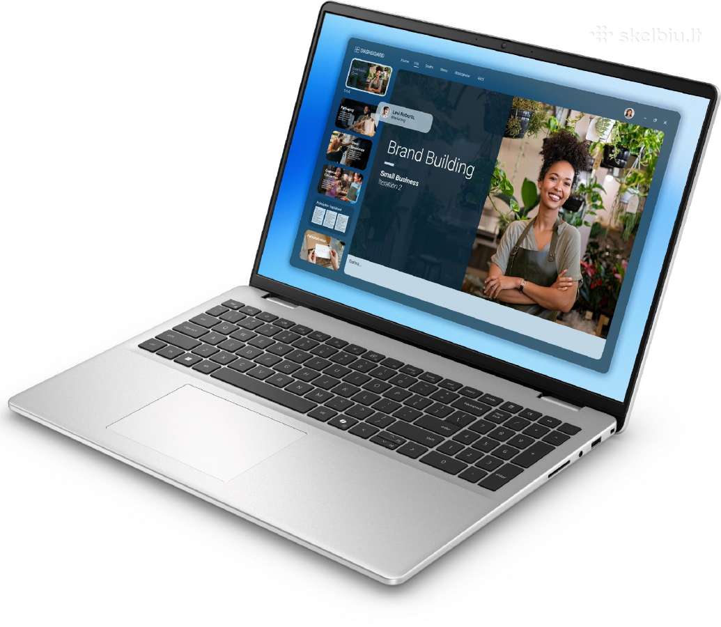 Naujas Dell 16251 su intel ultra 7 16gb 1tb metal