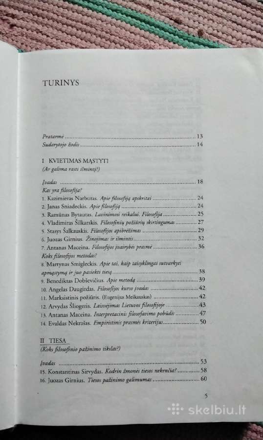 Lietuvos filosofinė mintis. Chrestomatija - nuotraukos Nr. 5