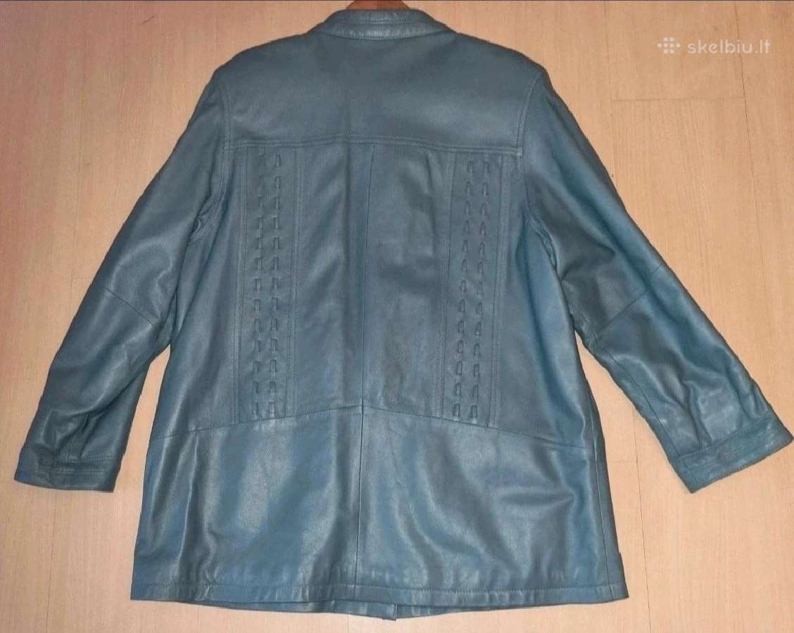Vintage 90s natūralios odos striukė Alessandro - nuotraukos Nr. 2