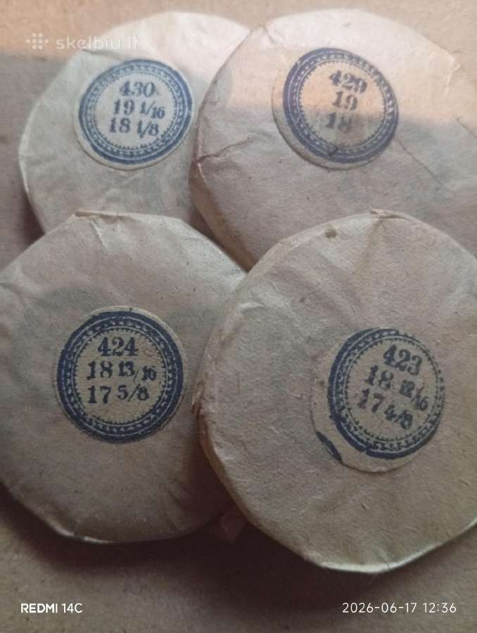 Stiklai senoviniam kišeniniuilaikrodžiui vn.n10€
