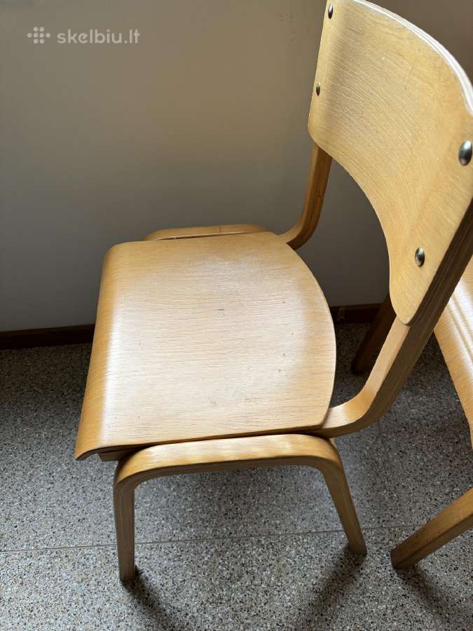 Stalas ir 4 vintažinės kėdės - nuotraukos Nr. 5