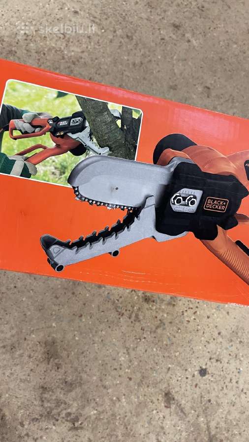 Akumuliatorinis šakų genėtuvas Black & Decker
