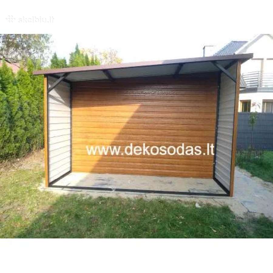 Malkų sandėliukas 3x2 m – medžio imitacija - nuotraukos Nr. 4