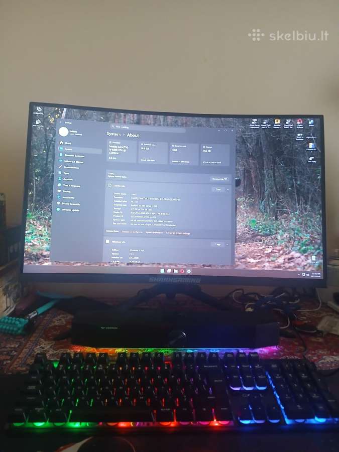 Parduodamas Stilingas Gaming Pc: i5-6500 Rx 580