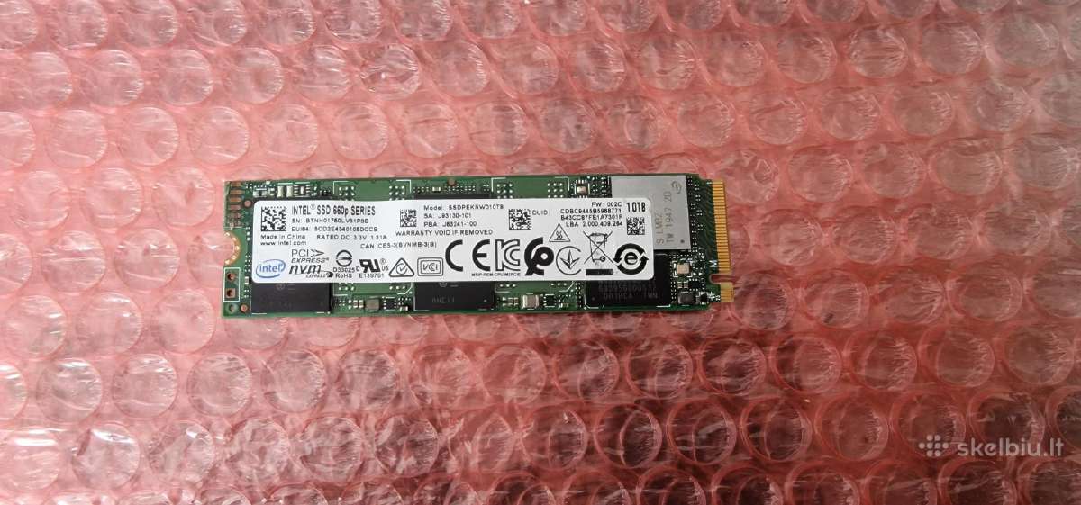 Intel SSD 660p Series 1tb Ssdpeknw010tb