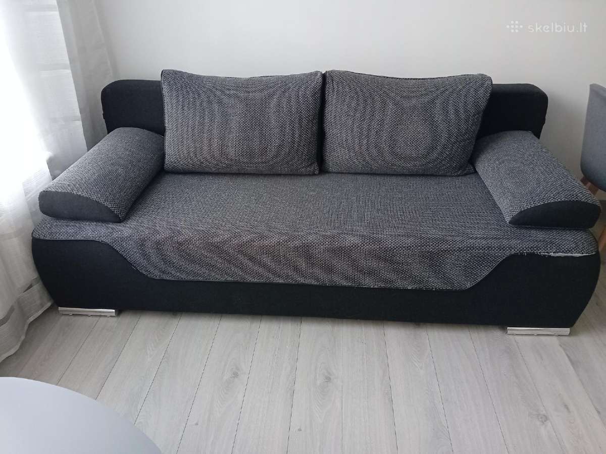 Sofa-lova miegama su patalynės dėže