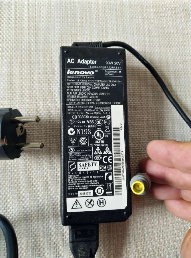Lenovo 90w 4.5a 45w 2.25a kroviklis - nuotraukos Nr. 2