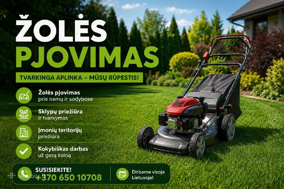 Žolės pjovimas