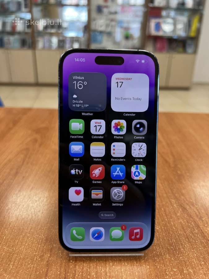 Apple iPhone 14 Pro 256 GB (Naudotas)