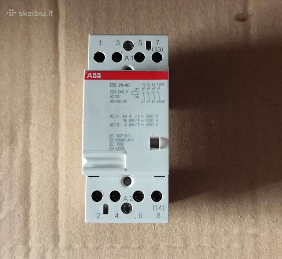 Installation Contactor Esb 24-40 220v/50/60 Tetrap