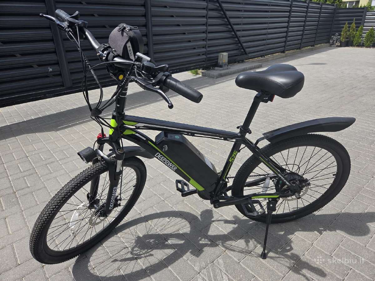 Geros būklės elektrinis dviratis