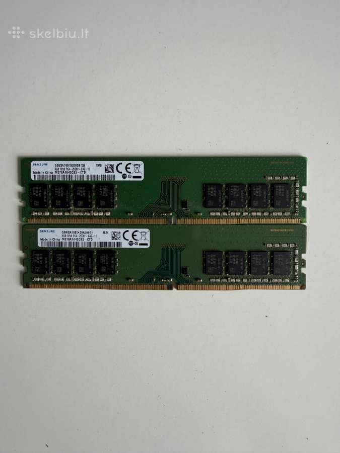 Samsung 16gb (2x8gb) ddr4 2666mhz RAM atmintis