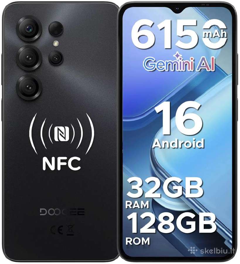 Nauji Telefonai Oukitel Nfc 256gb 6150mah