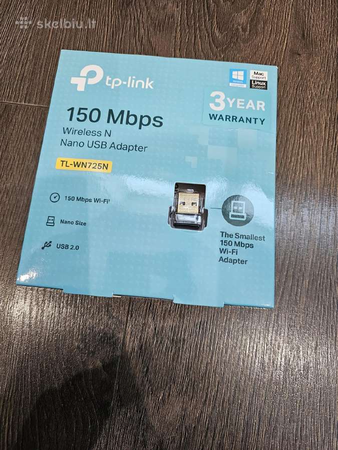 Nano Usb Wi-fi adapteris Tp-link Tl-wn725n