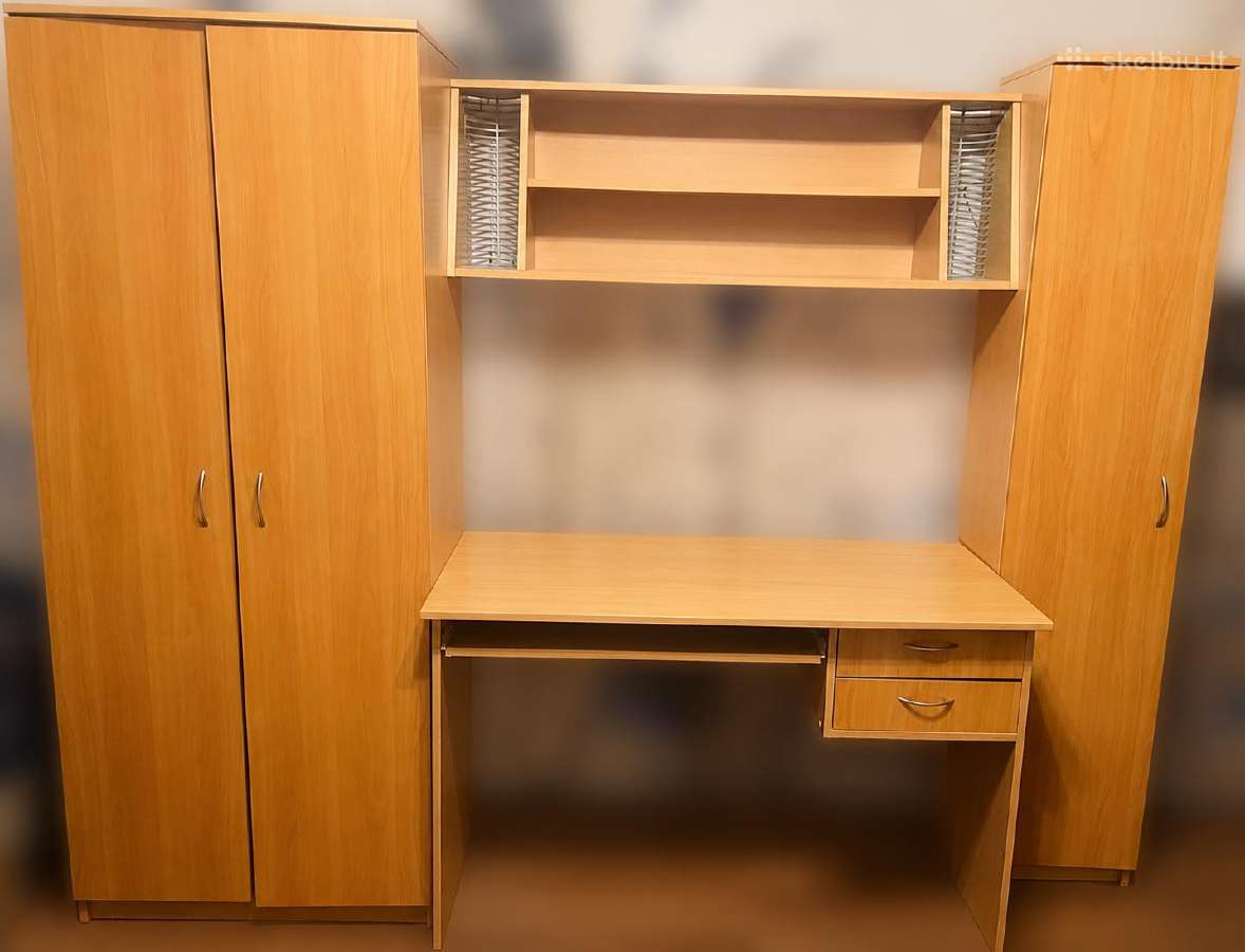 Baldų komplektas ( tinka moksleviui) + darbo kėdė