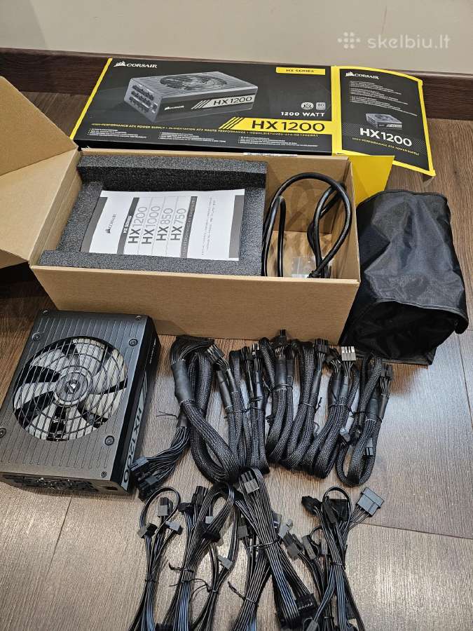 Corsair Hx1200 Platinum maitinimo blokas