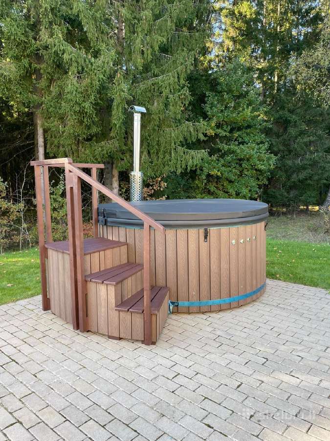 Patogus Premium kubilas su suktais laiptais