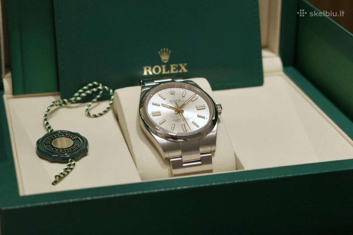 Rolex Oyster Perpetual 41 mm Champagne Naujas 2026