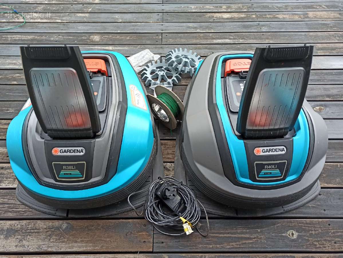 Gardena R40li ir R38li. 260e.