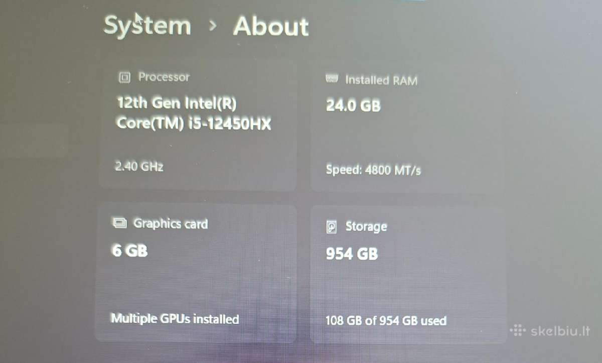 Lenovo Loq 15.6/i5/24gb/1tb/rtx4050 - nuotraukos Nr. 3