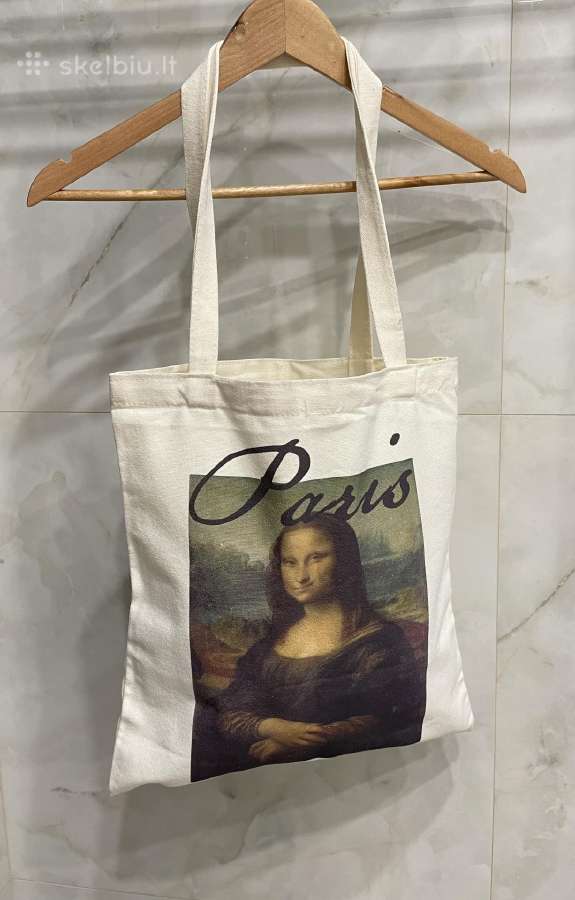 Mona Liza suvenyrinis krepšys