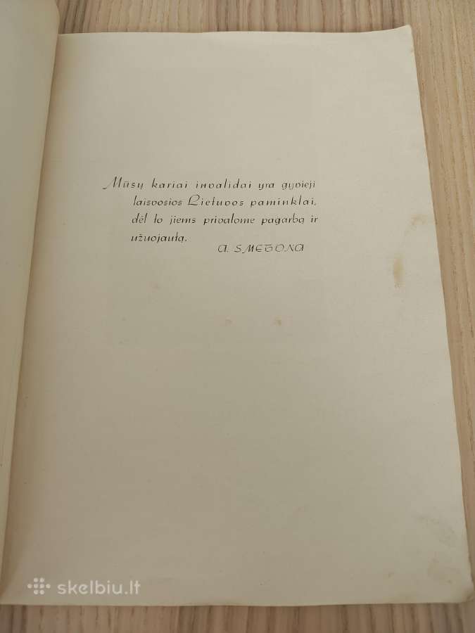 Vyčio ženklas. 1918-1938. Laisvės kovų invalidai - nuotraukos Nr. 4