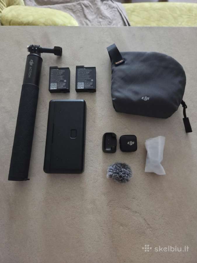 Dji osmo action pro 4 aksesuarai