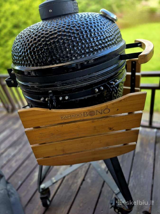 Kamado Bono : lauko kepsninė, orkaitė su baru