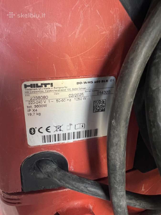 Hilti Dd30,dd110,dd150,dd160, Dd200,dd250,dd350 - nuotraukos Nr. 8
