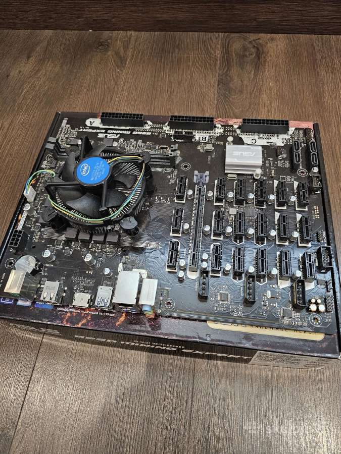 Asus B250 Mining Expert su Cpu ir aušintuvu - nuotraukos Nr. 2
