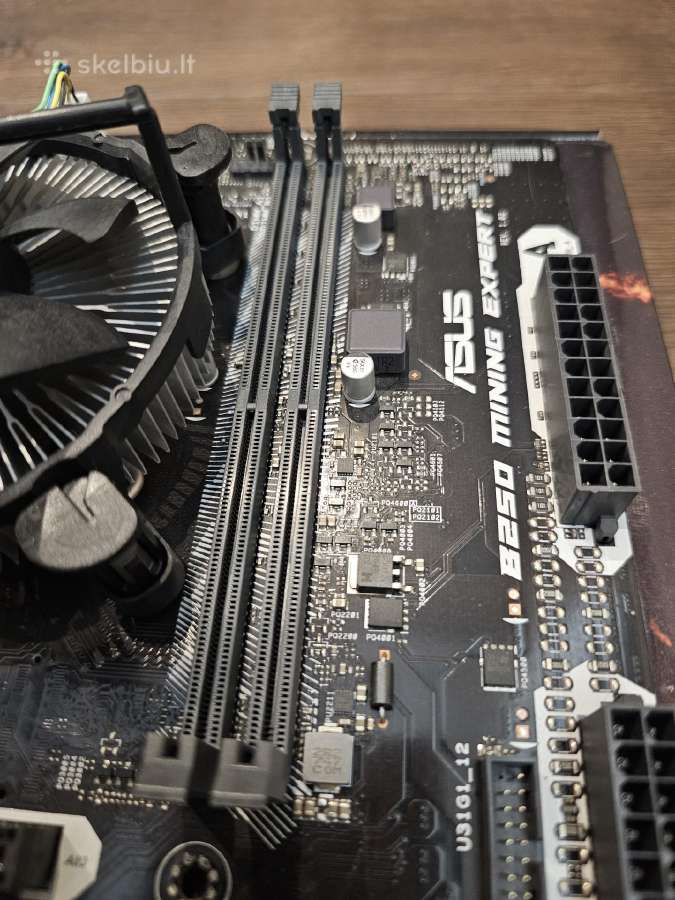 Asus B250 Mining Expert su Cpu ir aušintuvu - nuotraukos Nr. 7