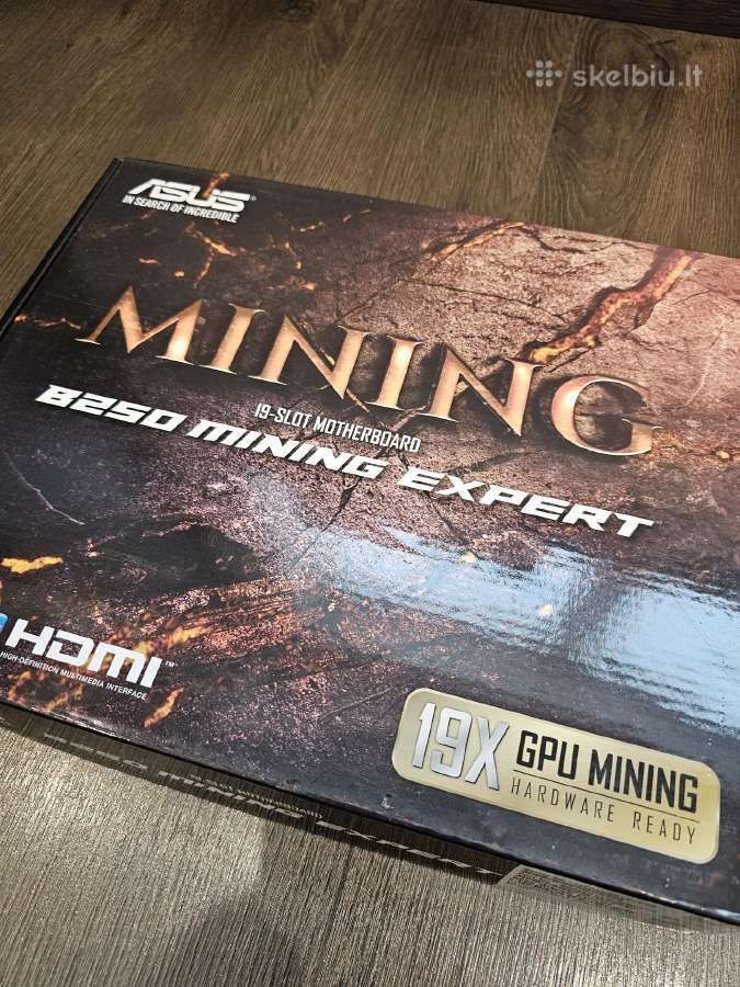 Asus B250 Mining Expert su Cpu ir aušintuvu - nuotraukos Nr. 9